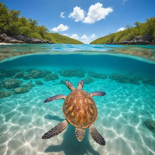 Serene snorkeling in St Croix, US Virgin Islands for mindful travelers