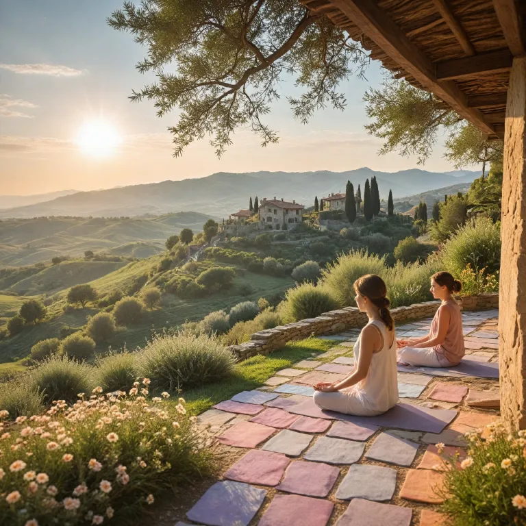 A mindful journey through spring in Italy for wellness seekers